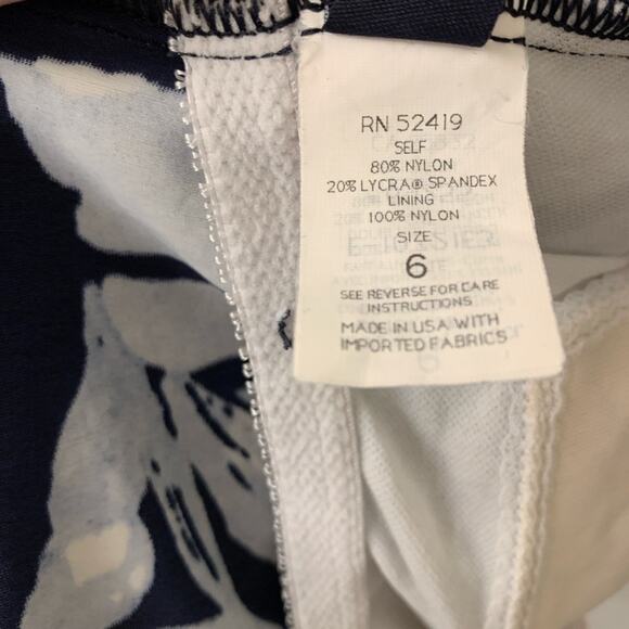 Náutica Blue Tropical Leaves One Piece Swimsuit - Picture 2 of 3